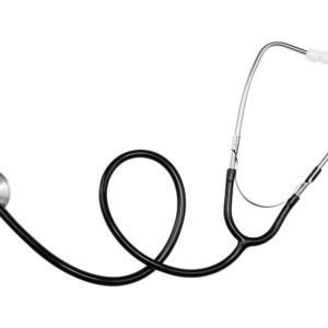 stethoscope isolated white background