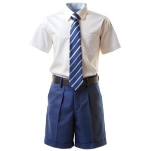 summer uniform white background